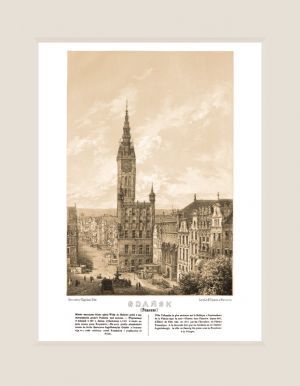 Gdańsk - Napoleon Orda- reprint w passpartout