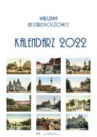 Kalendarz ścienny 2022 Warszawa na starej pocztówce