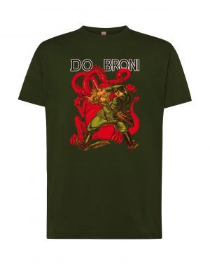 Koszulka zielona "DO BRONI!" SMOK